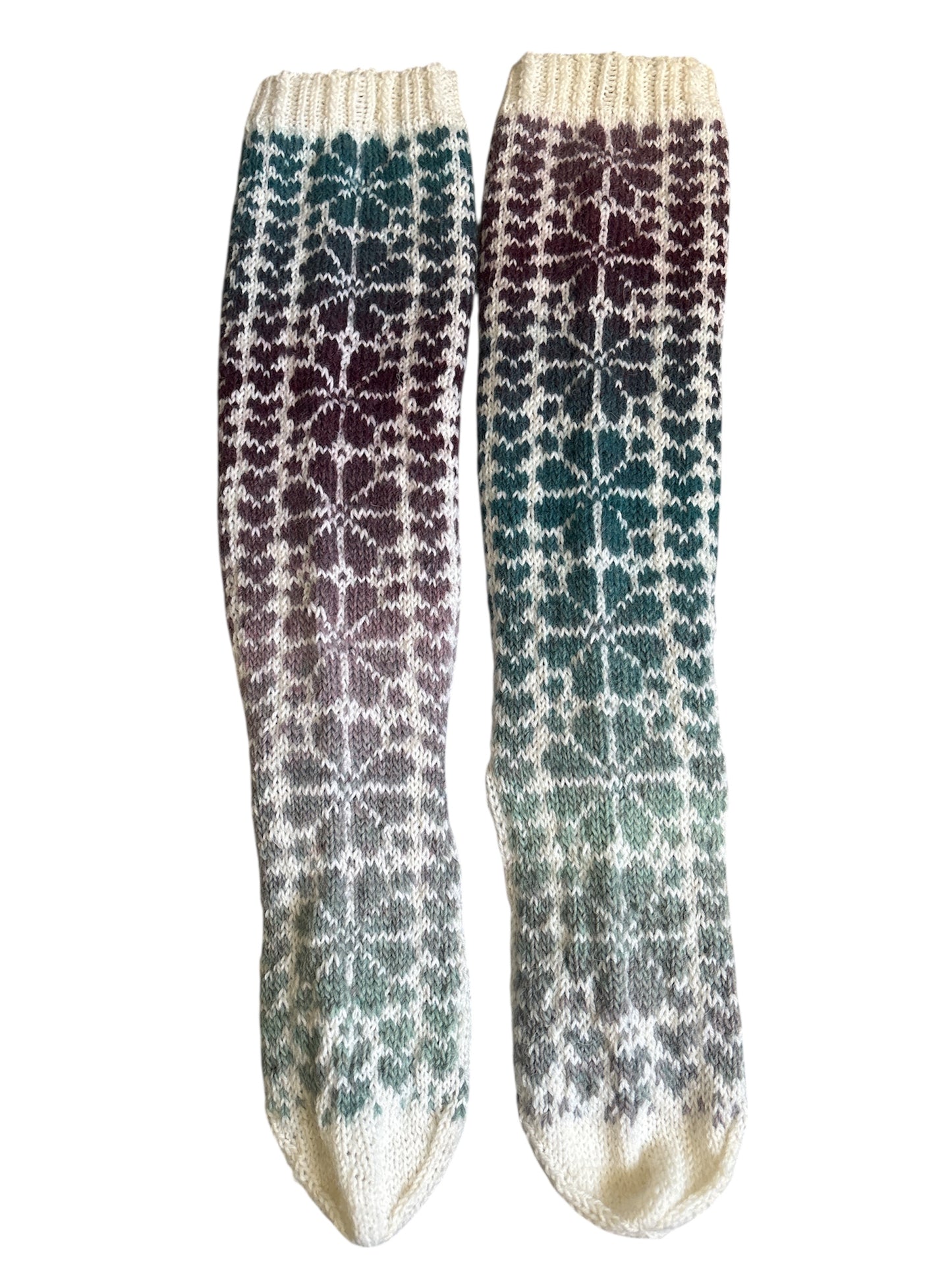 Pitkävartiset villasukat 39/40