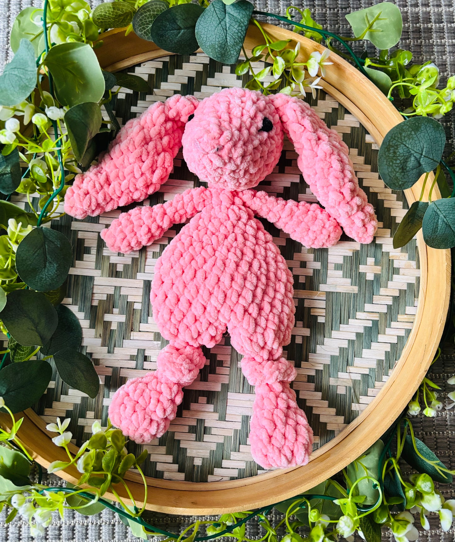 Vaaleanpunainen Pupu pehmo