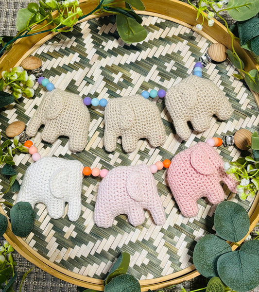 Vaunulelu kolme norsua (eri värejä)