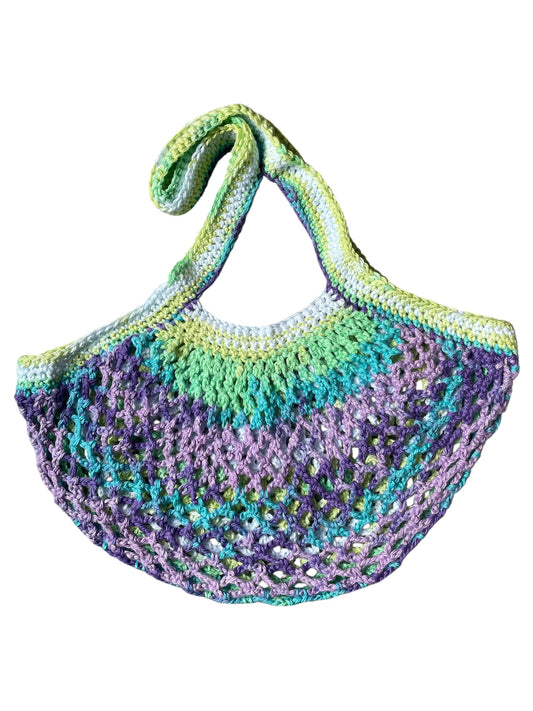 Vihreä/violetti Mesh Market Bag