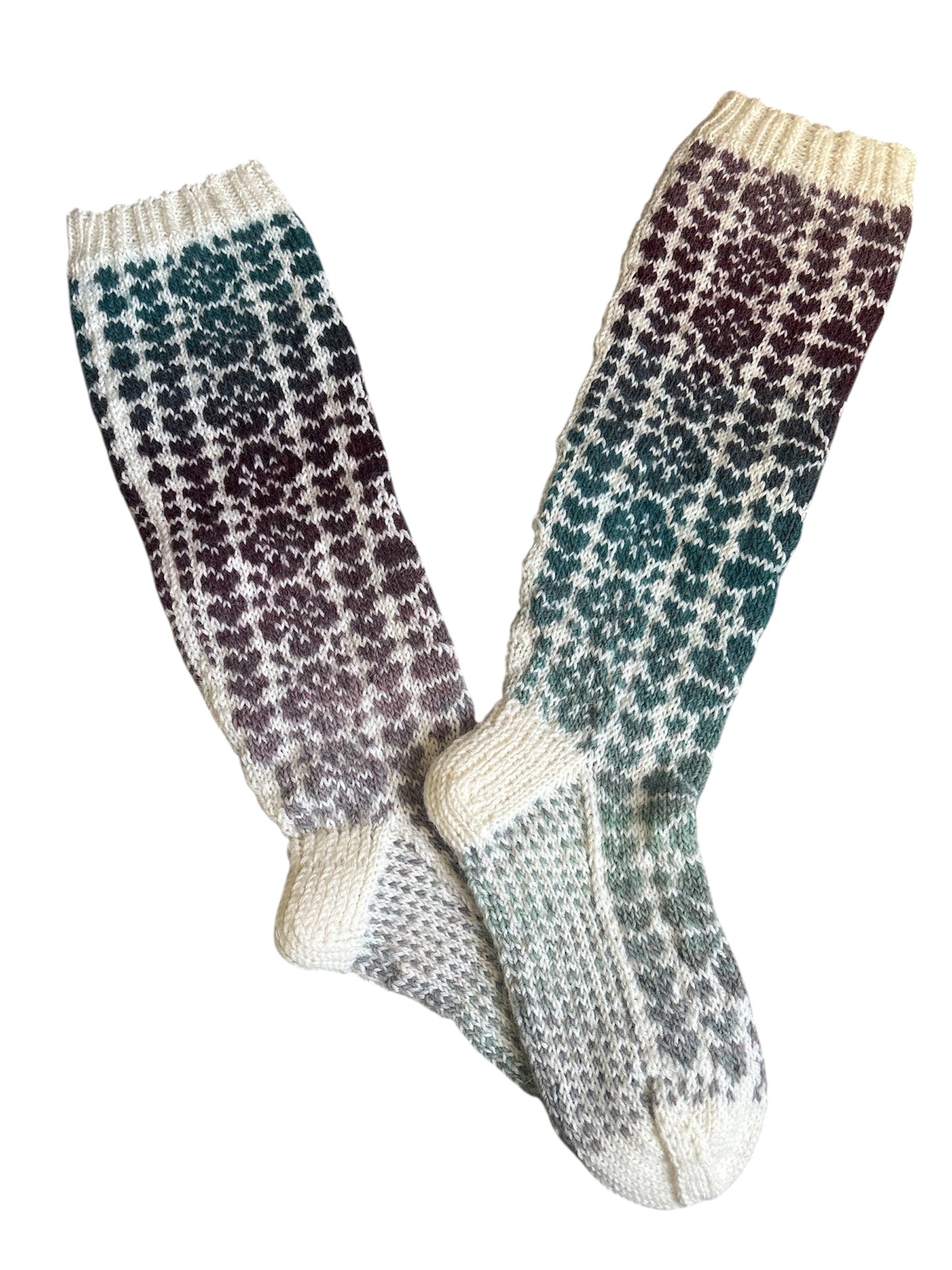 Pitkävartiset villasukat 39/40